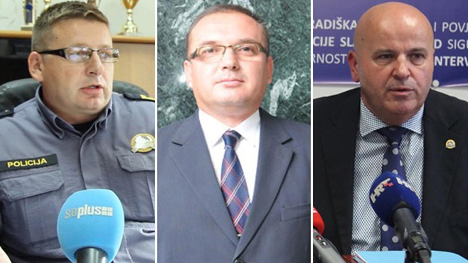 Aktualan i bivši načelnici PU: Antun Valić, Ante Žovak i Željko Prša