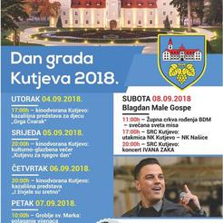 Najavni plakat za Dan grada Kutjeva