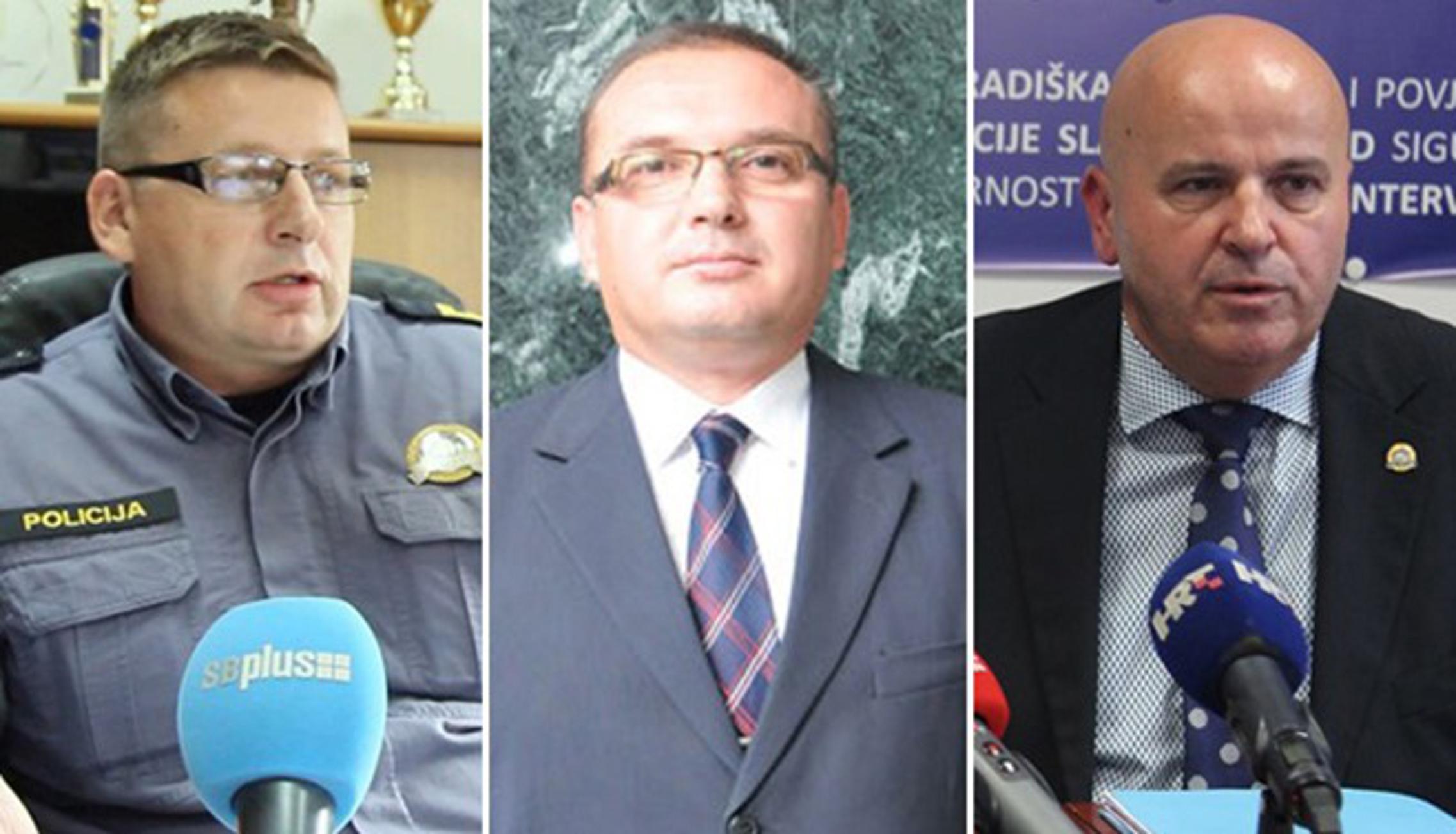 Aktualan i bivši načelnici PU: Antun Valić, Ante Žovak i Željko Prša
