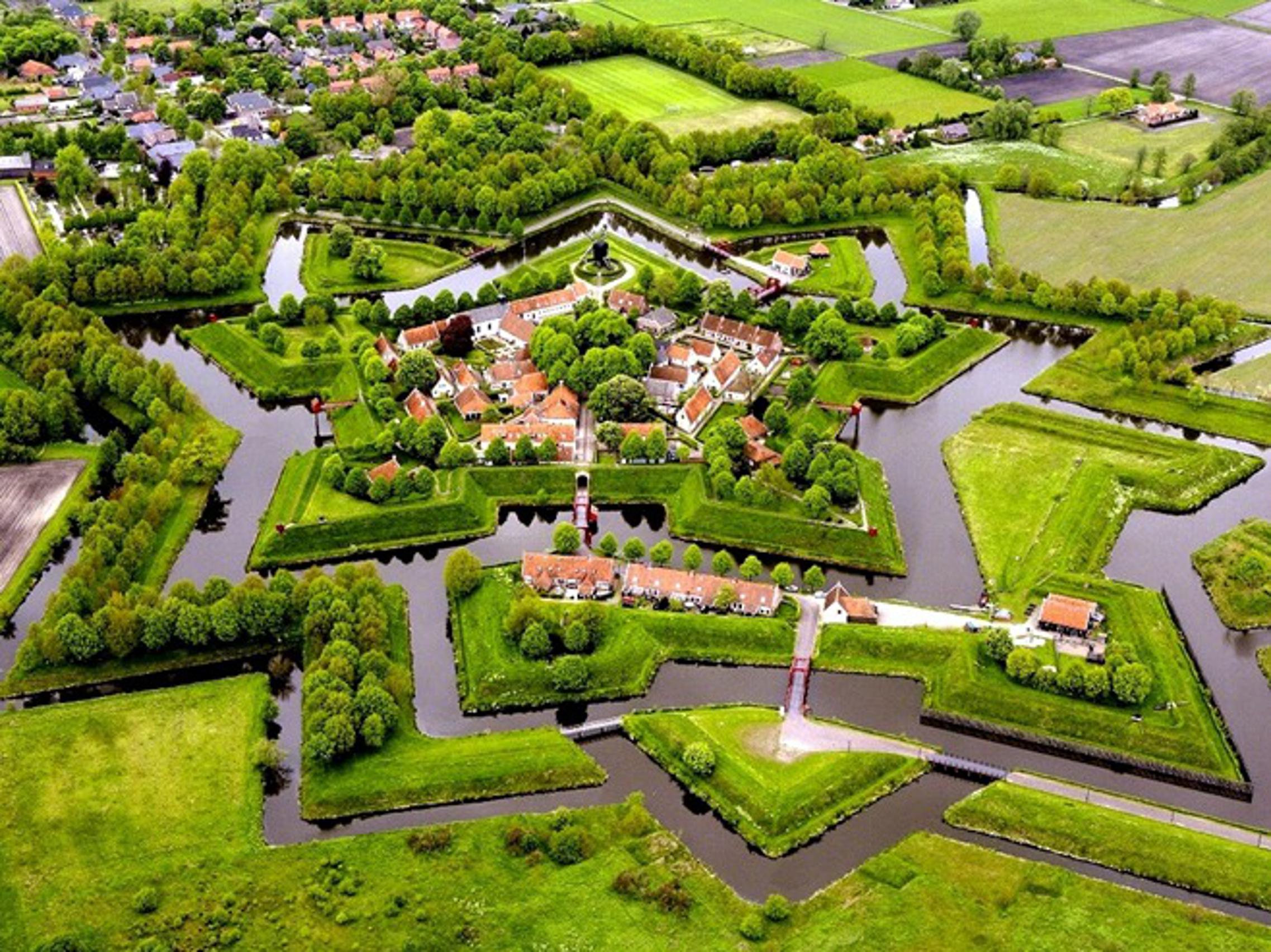 Tvrđava Bourtange u Nizozemskoj / Ilustracija