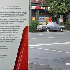 Ilustracija (lijevo: obavijest korisnicima; desno: poslovnica A1 Hrvatska u Slavonskom Brodu)
