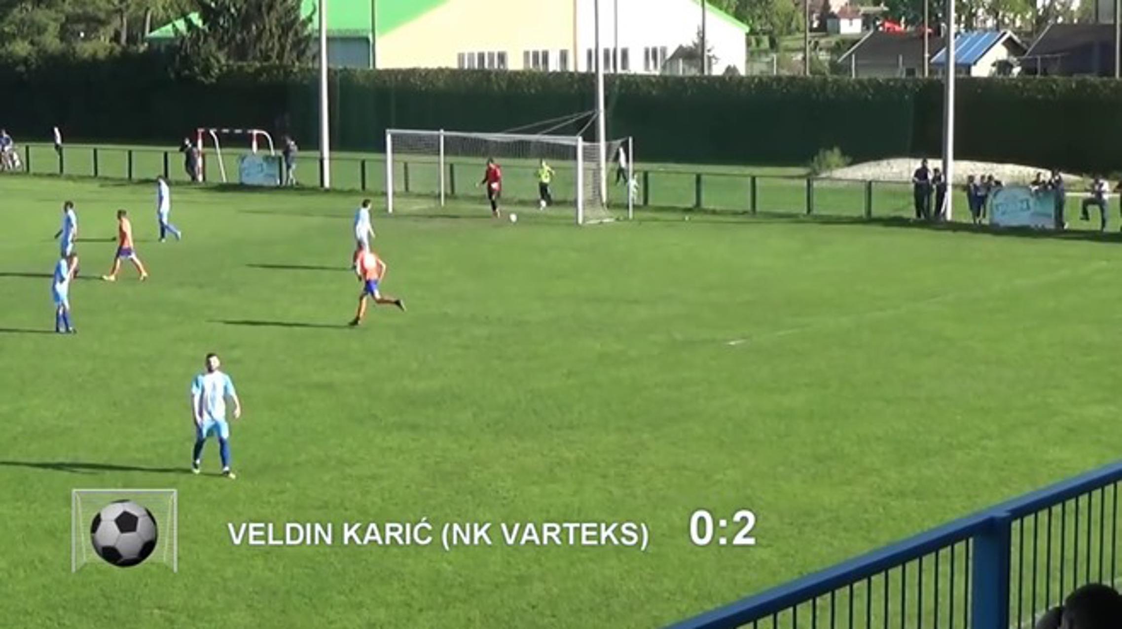 Veldin Karića zabio gol za NK Varteks