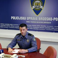 Krešimir Šimić, policijski službenik za odnose s javnošću Policijske uprave brodsko-posavske.