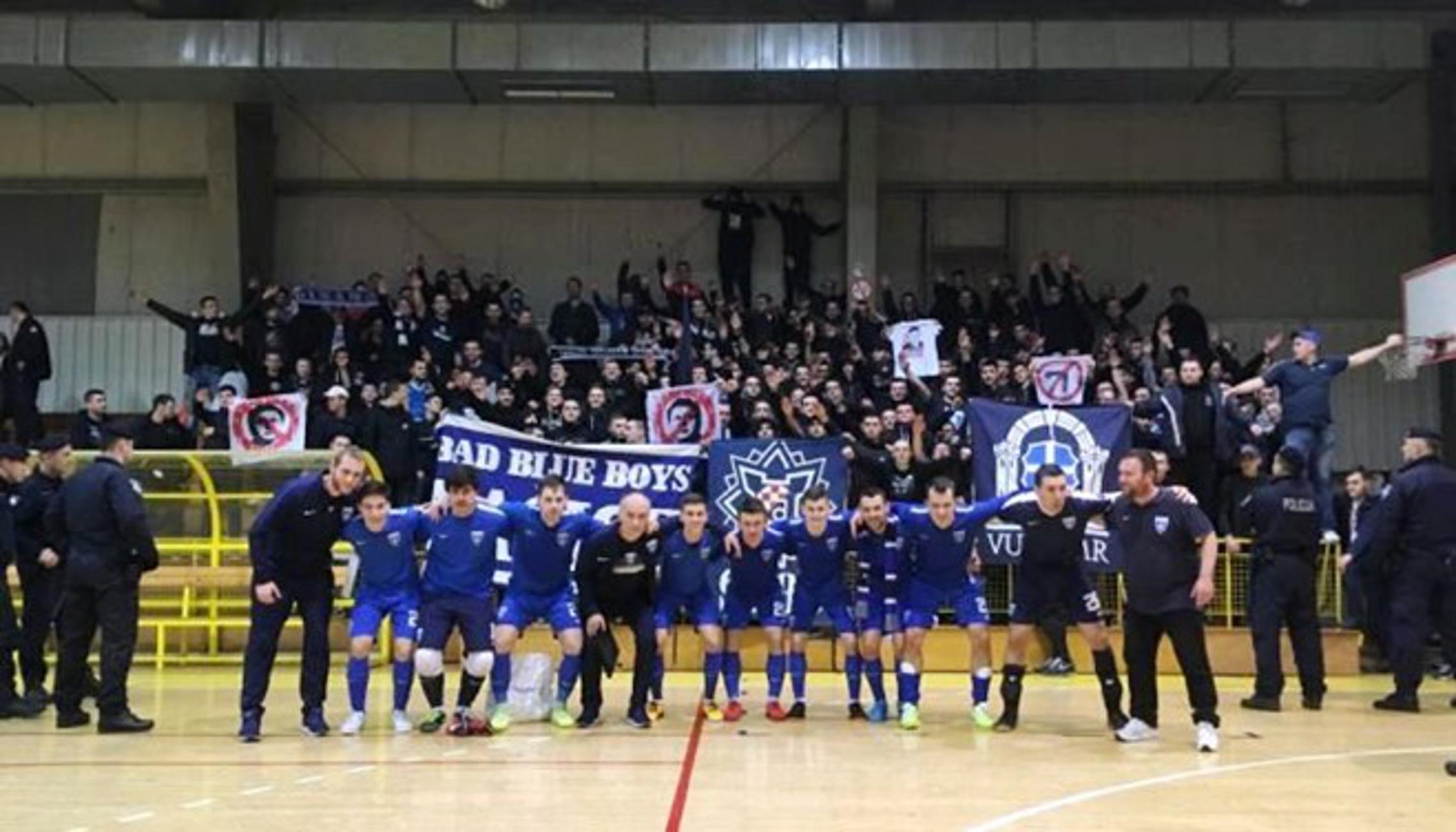 Futsal Dinamo nakon pobjede u SD Vijuš