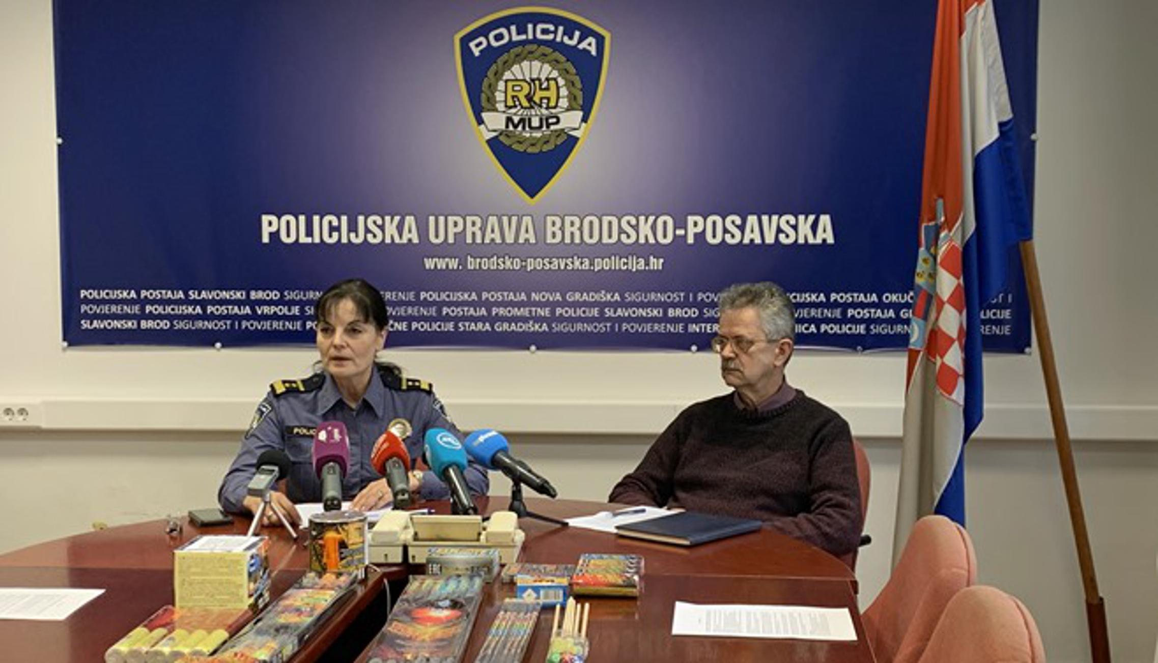 Kata Nujić i Branko Perković na današnjoj novinarskoj konferenciji.