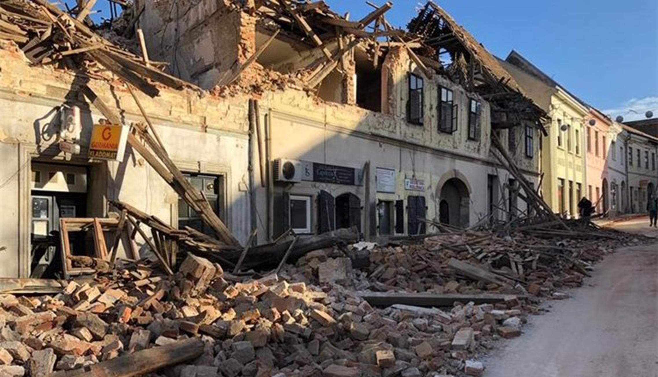 Šteta nastala nakon potresa u Petrinji