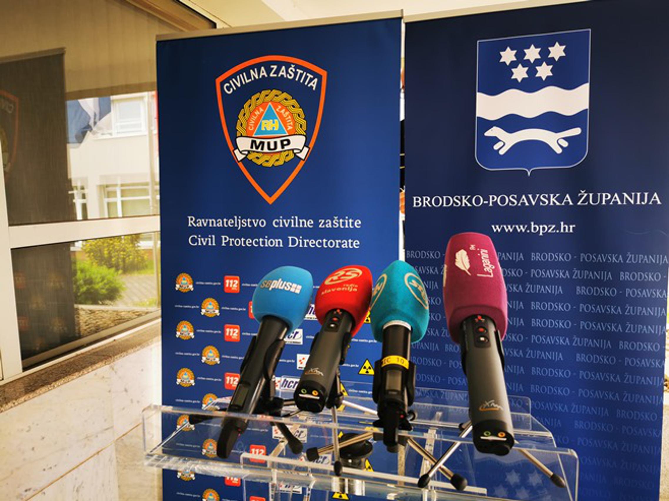 Konferencija za medije Stožera civilne zaštite Brodsko-posavske županije
