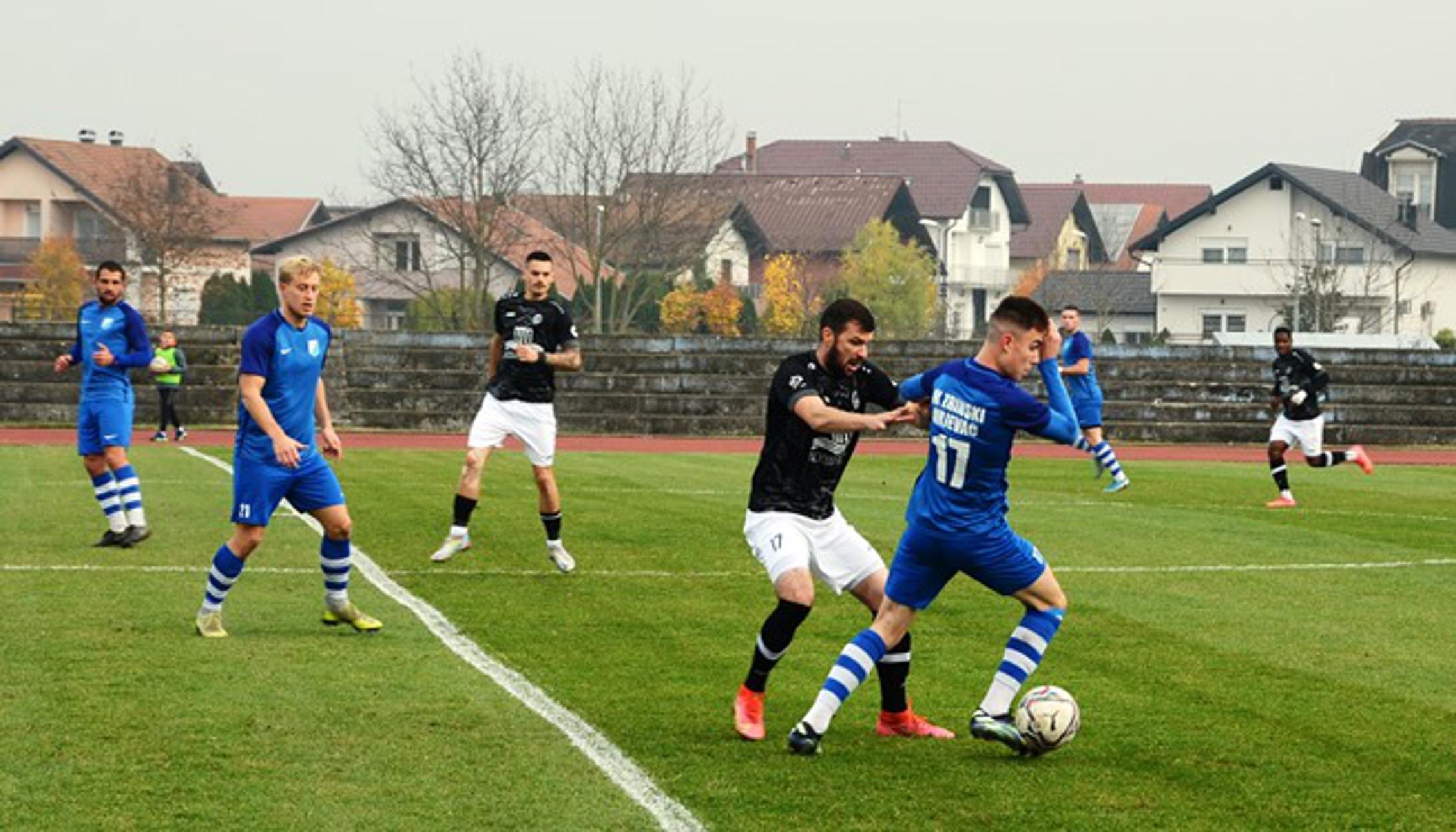 Detalj iz utakmice Marsonia (crni) - Zrinski odigrane u ŠRC STanko Vlainić-Dida. 